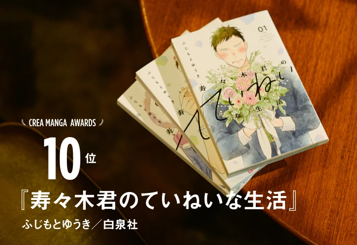 CREA MANGA AWARDS 10位『寿々木君のていねいな生活』ふじもとゆうき／白泉社