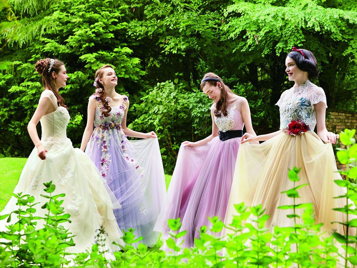 結婚式で憧れのプリンセスになる！ ディズニーのドレスコレクション