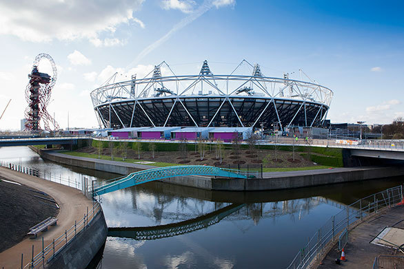 ロンドン五輪のメインスタジアムは 省エネルギー化を考慮して建設された 今日の絶景