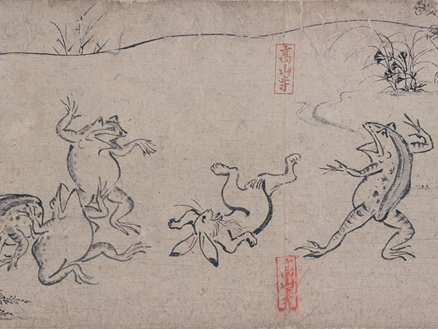 謎に包まれた絵巻「鳥獣戯画」は 時代を超えて観る者の心を浮き立た