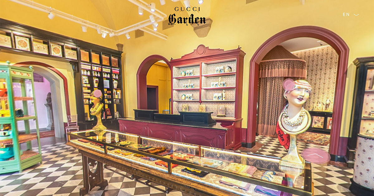 Gucci Garden」バーチャルツアー♡ 自宅で優雅にフィレンツェ宮殿内を散策
