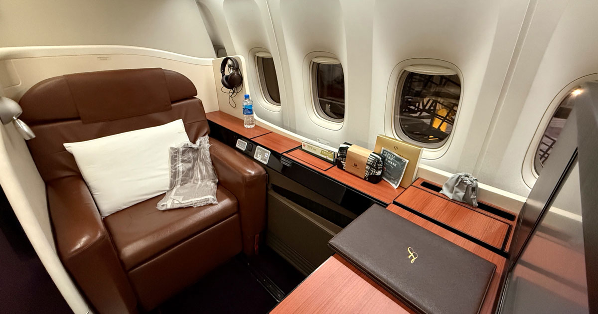 JALファーストクラスで楽しむバンコク線〉高級感あふれる「JAL SUITE