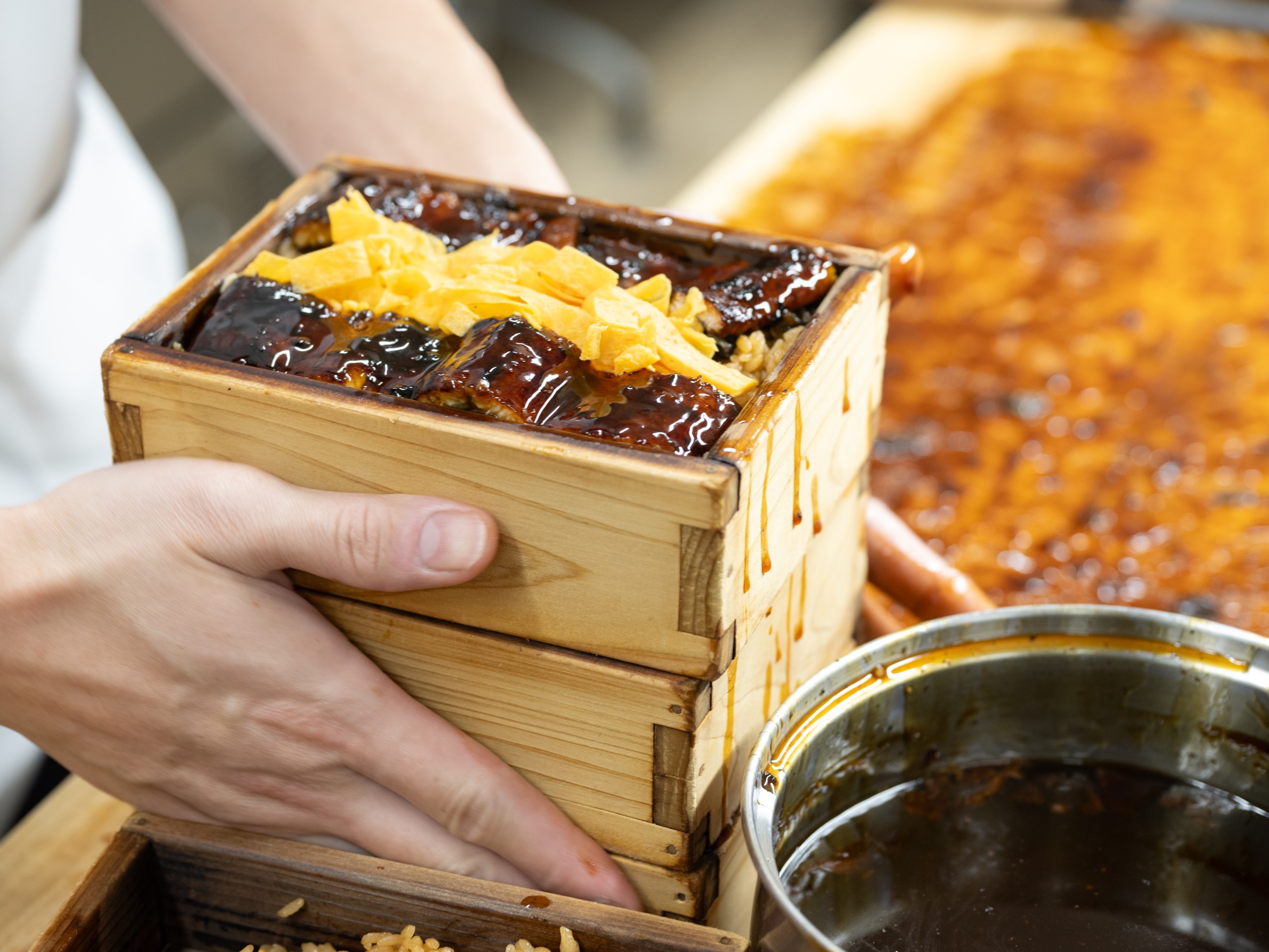 食品 鰻せいろ蒸し へぼ蒸し 穴子むし