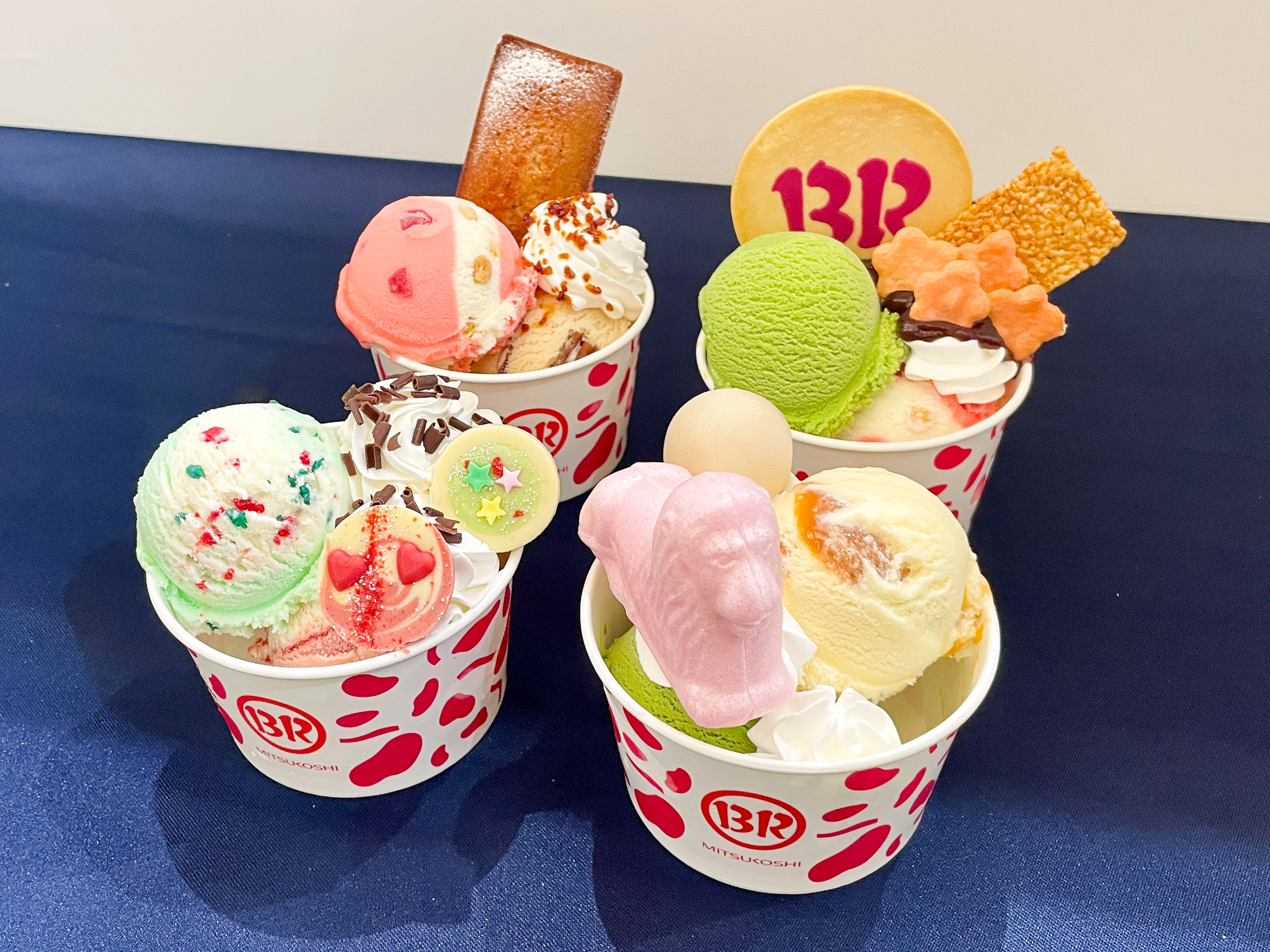 サーティワン三越　てぬぐい全3種類セット サーティワン三越てぬぐい全3種類セット
