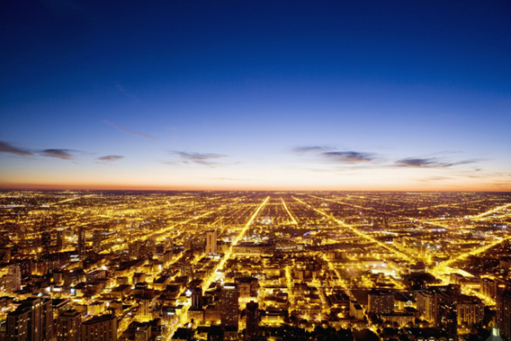 シカゴっ子が昔の名前にこだわる超高層ビルから見下ろす夜景 今日の絶景