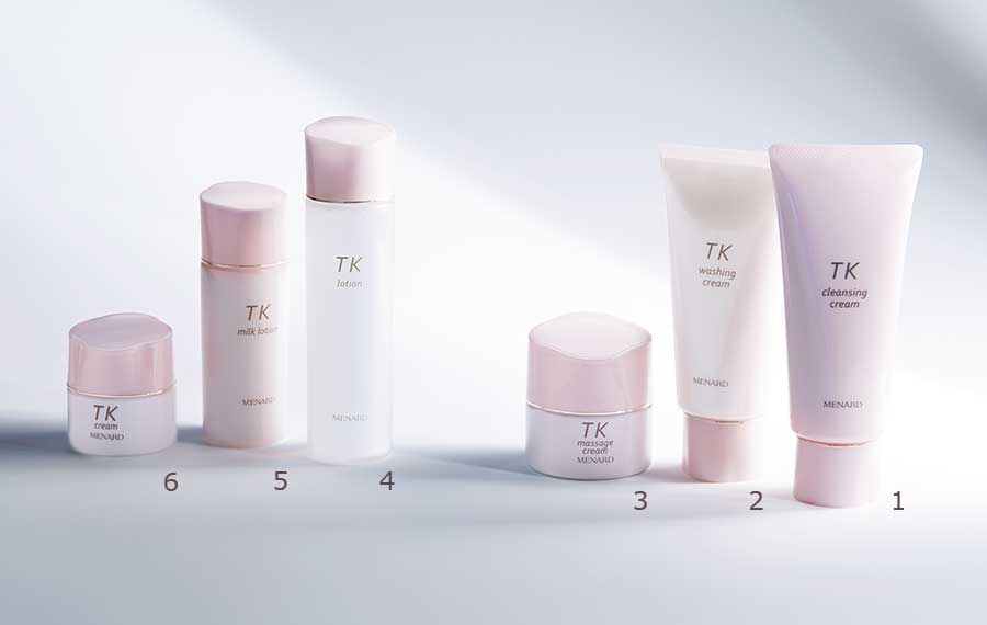 メナード化粧品TK 5点セット クレンジング 洗顔 ローション ミルク 