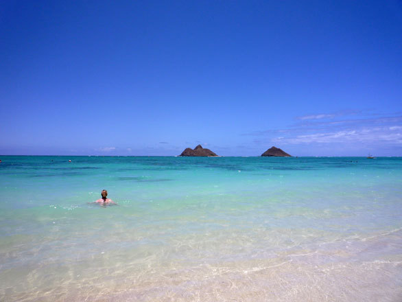 ハワイで最も美しいラニカイビーチで楽しんだ後はカイルアで町遊び 古関千恵子の世界極楽ビーチ百景