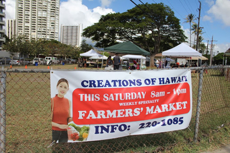 10月中旬より始まったワイキキの新しいマーケットに注目 本間律江のハワイの朝市巡り