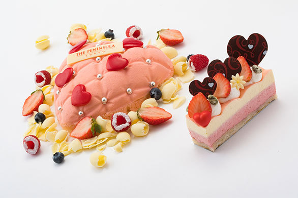 宝石箱のように華やかでキュート ザ ペニンシュラ東京のハート形ケーキ 甘くて苦い極上のプレゼント 17年バレンタインチョコレート